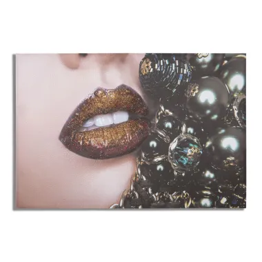 DRUK NA PŁÓTNIE Beautiful Lips 120X3,8X80 cm